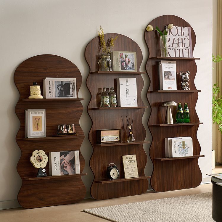 Home INS Style Wall-Mounted Magazine Display Rack Floor Storage Wave ...