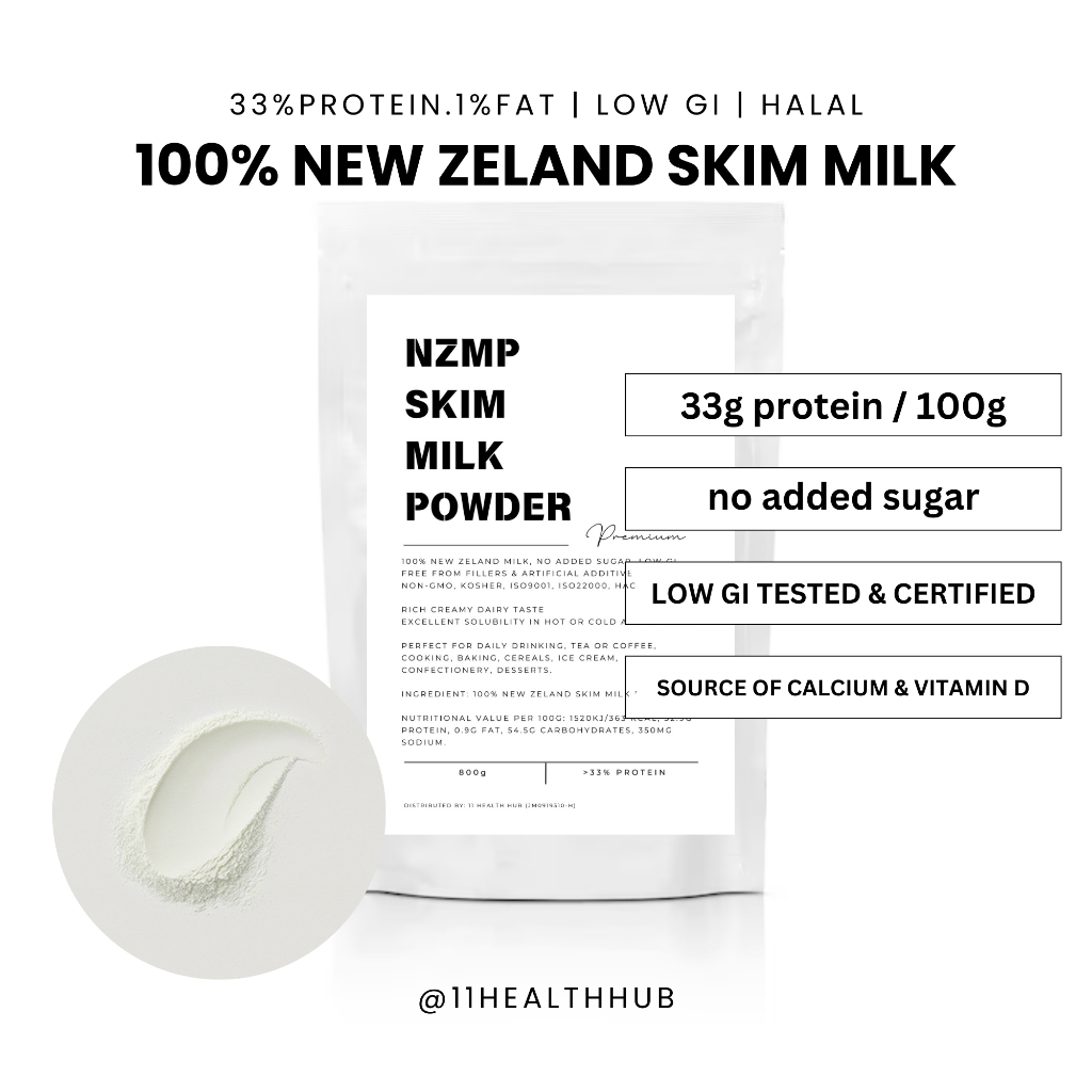 [HALAL] 100% New Zeland Skim Milk Powder, 33% Protein, 1% Fat, No Added ...
