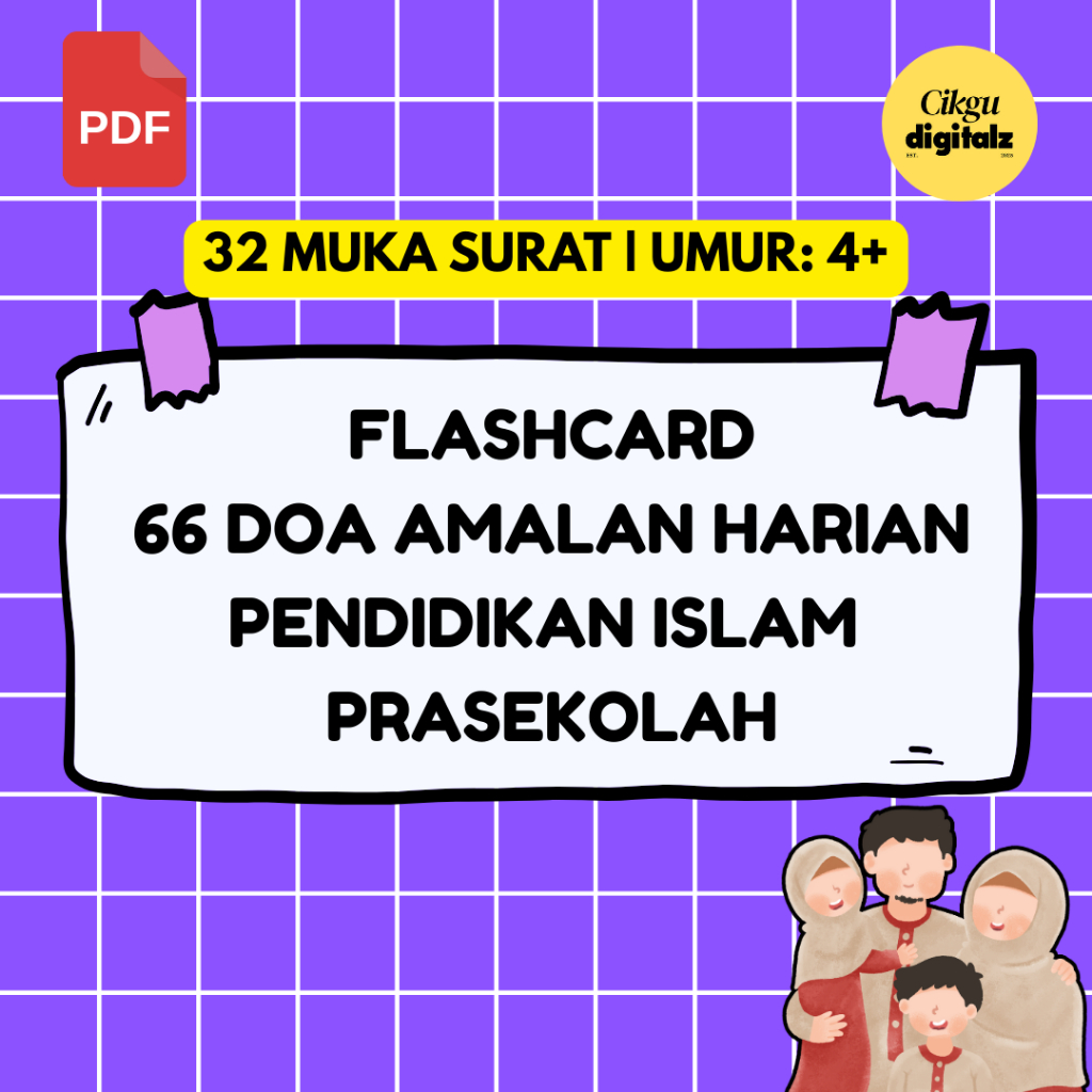 DF13 - File PDF | Latihan & Aktiviti Flashcard 66 Doa Harian ...