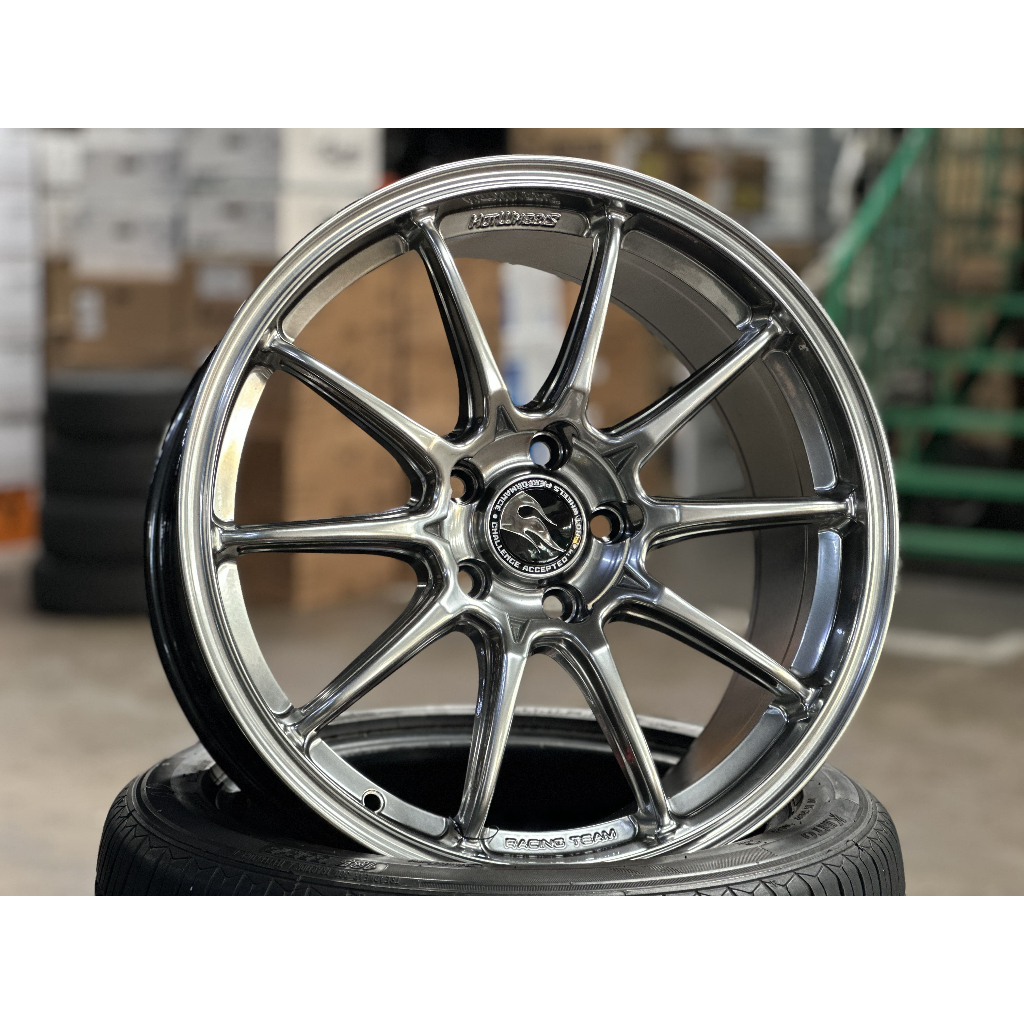 NEW 18X8.5J Hotwheels HW03 Rim (set of 4) Diamond 5X114.3 for Civic ...