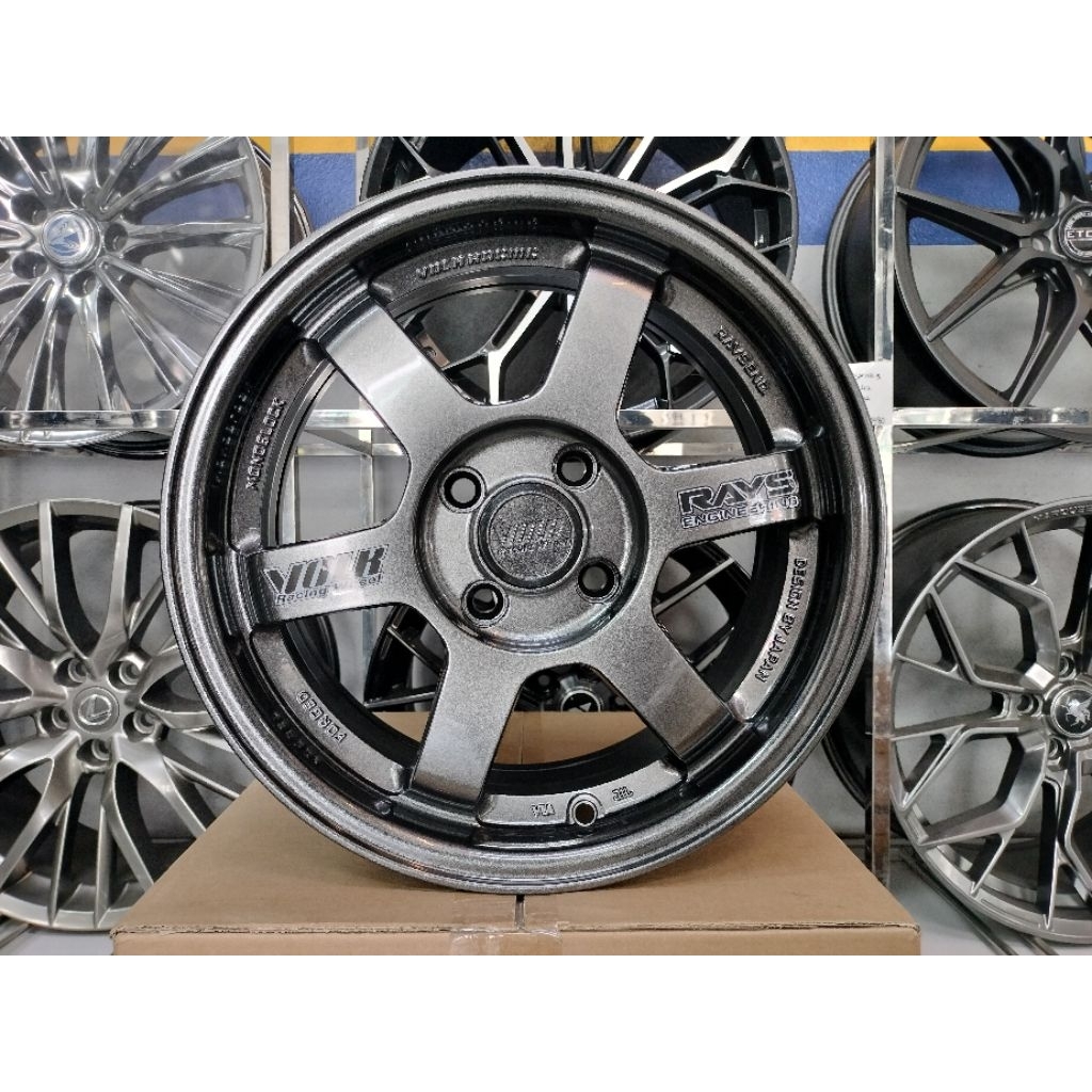 NEW SPORT RIM 15 INCH TE37 RM940 4PC MYVI AXIA BLM FLX JAZZ CITY （Kena ...