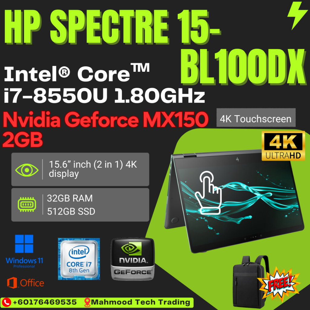 HP Spectre X360 Pavilion Envy 17 Intel Core i7 10th Generation Nvidia ...