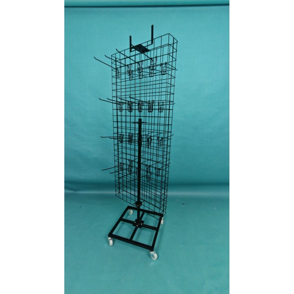 2 Way Spinner Rack black | Shopee Malaysia