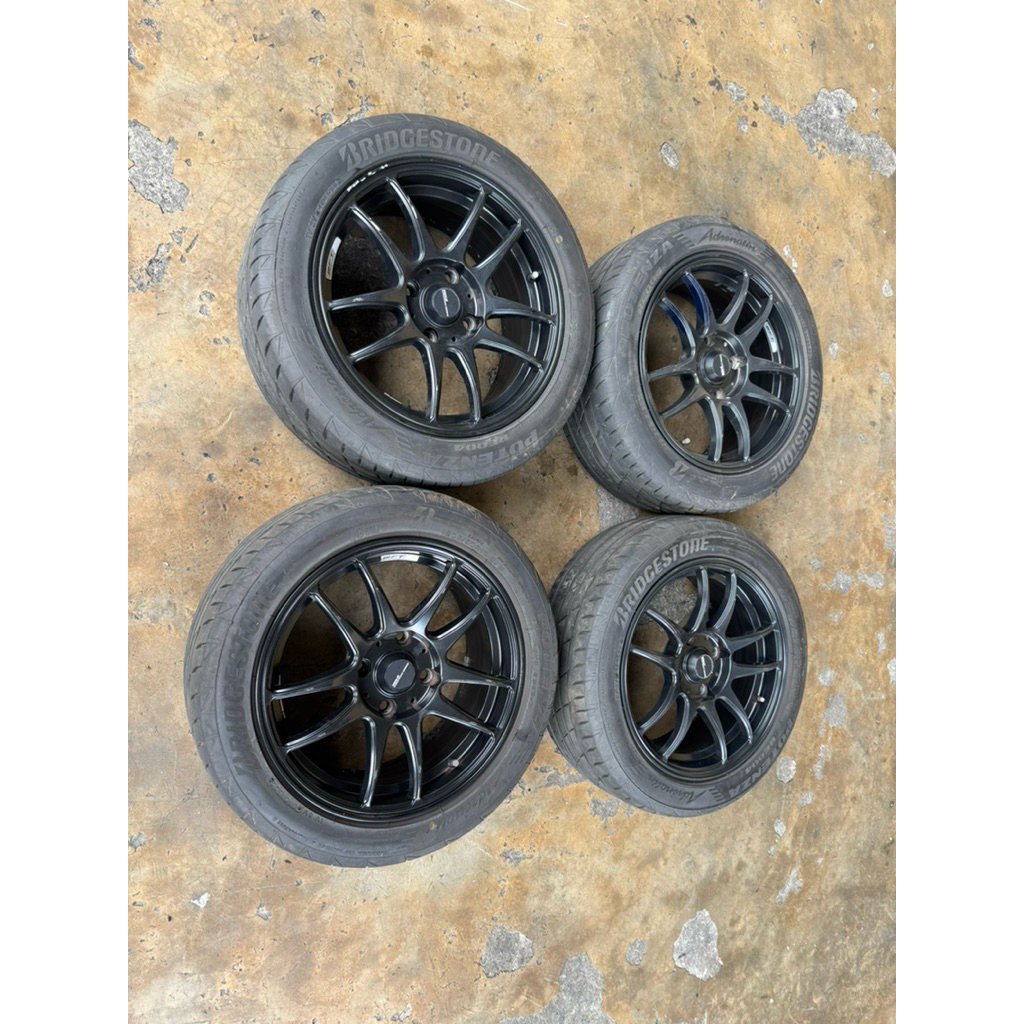 Work Emotion 16 Inch 4x100 Sport Rims No Tyres Original Halfcut Japan ...