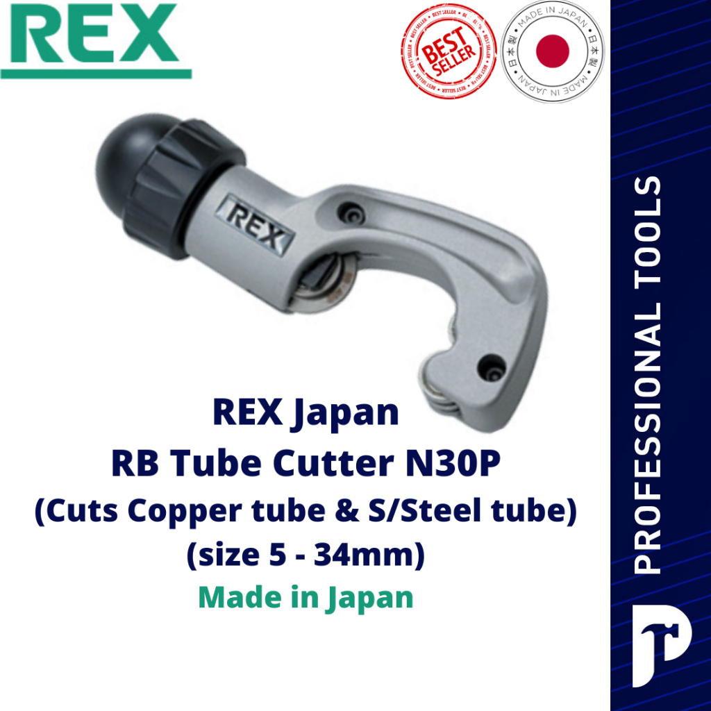 REX RB Tube Cutter N30P (Stainless steel & Copper tube size 5 - 34mm ...