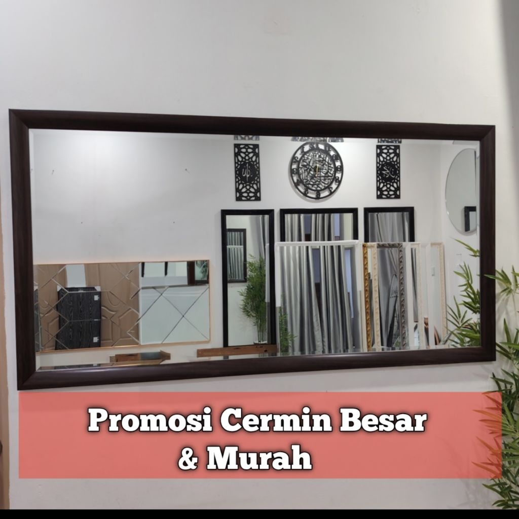 READY STOCK CERMIN BESAR !!! CERMIN HIASAN DINDING !! CERMIN SIZE 3 X 6 ...