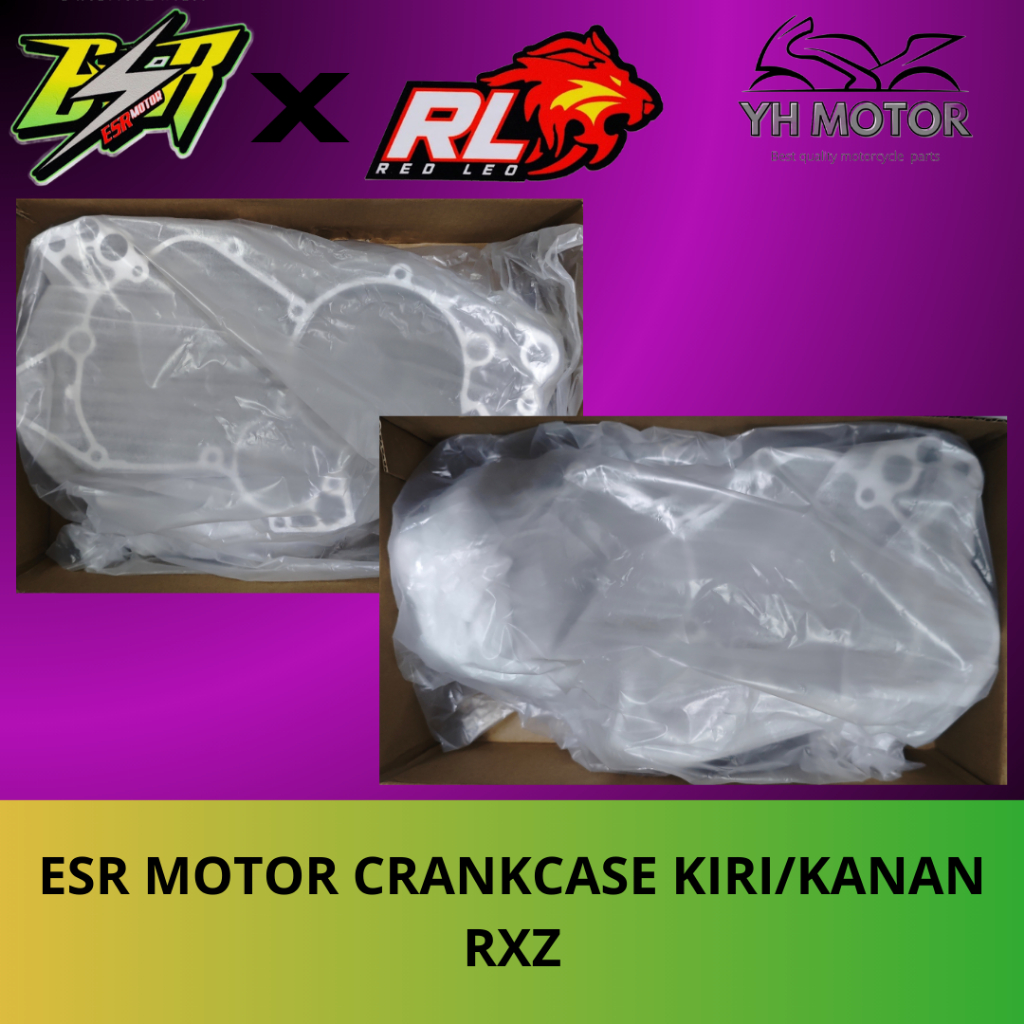 ESR MOTOR CRANKCASE KIRI/KANAN RXZ ORIGINAL ESR 100% | Shopee Malaysia