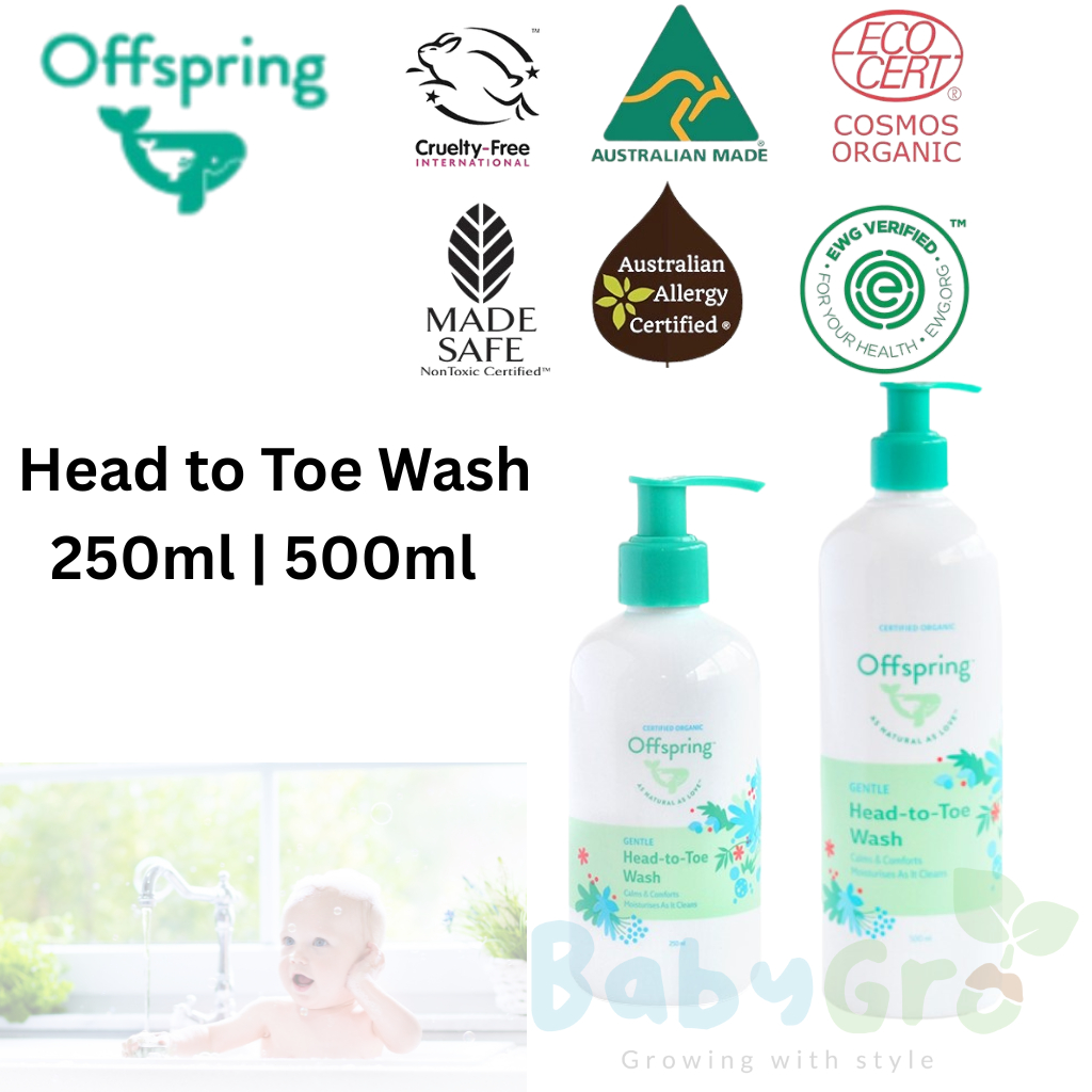 Offspring Head to Toe Baby Wash ( 250ml / 500ml ) | Shopee Malaysia