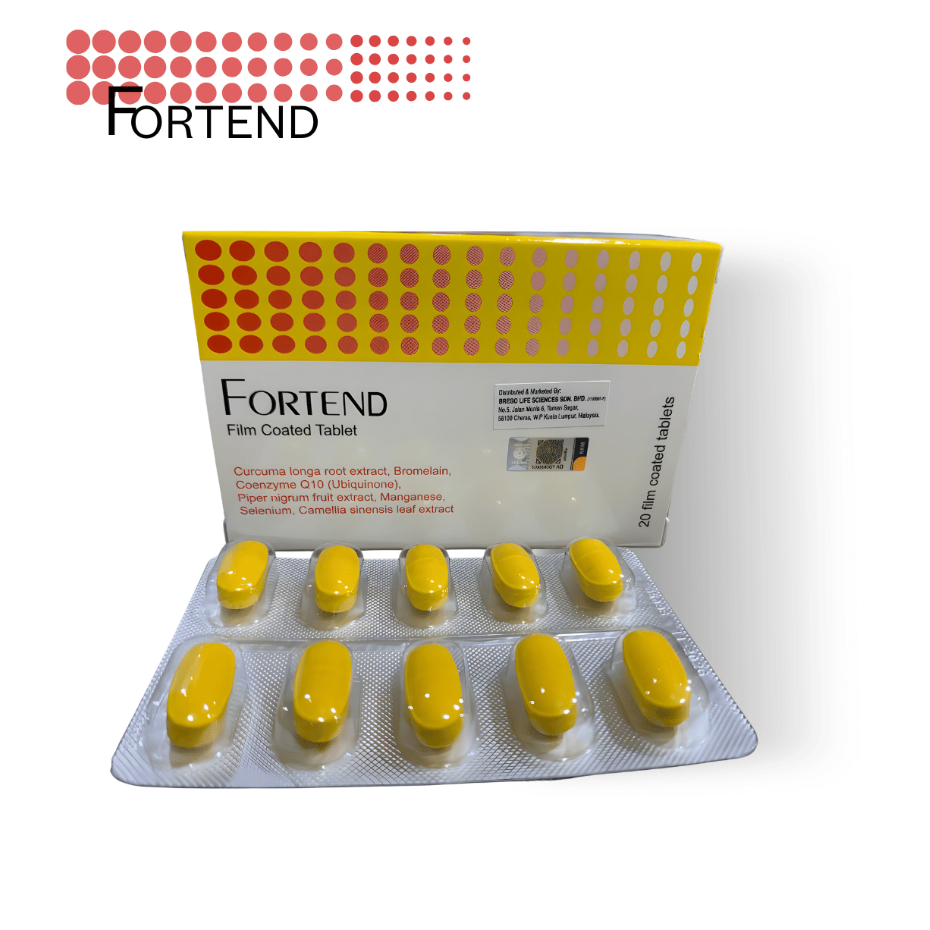 Fortend | 20 Film Coated Tablet | Connective Tissue & Tendon Support ...