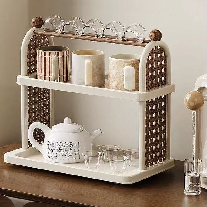SEVENWOOD Desktop Organizer Stand Rak Meja Study Table Office Desk Book ...