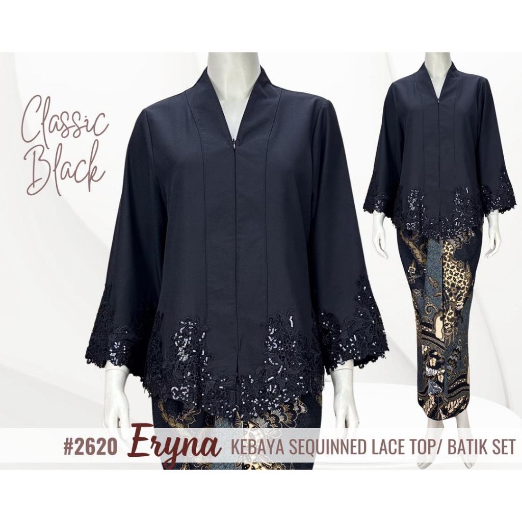 2026 NEW DESIGN - ERYNA KEBAYA SEQUINNED LACE TOP/ BATIK INSTANT PARIO ...