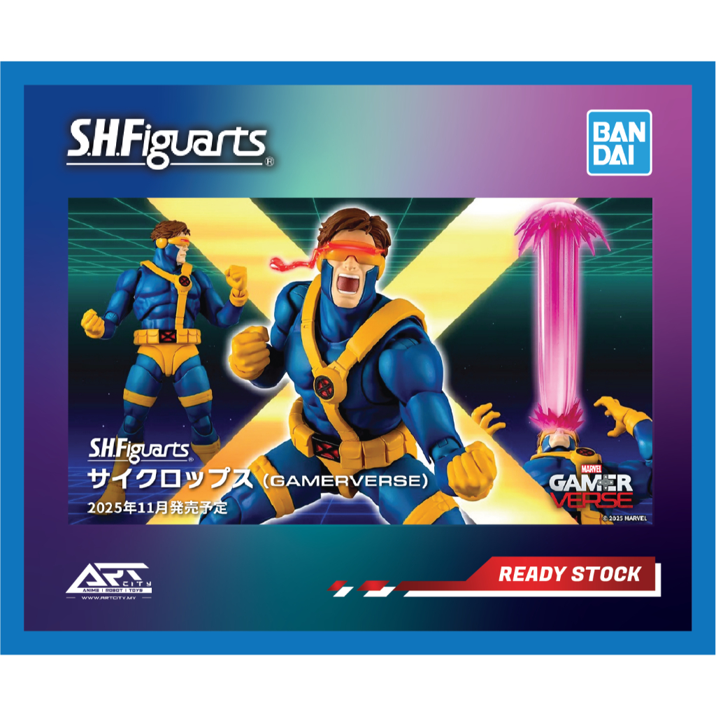 (READY STOCK) Bandai S.H.Figuarts - SHF Cyclops - Gamerverse - X-men ...