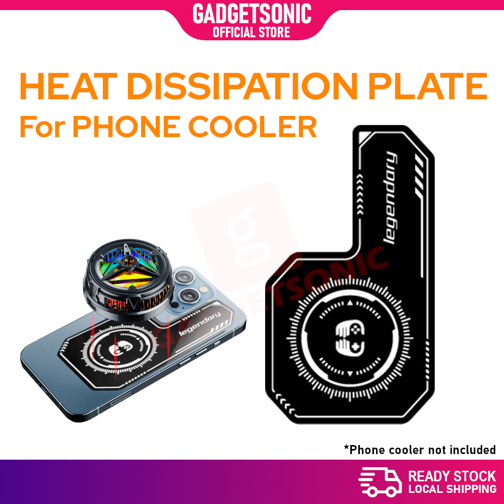 Thermal Conductive Cooling Pad Mobile Phone Gaming Cooler Magnetic Heat ...