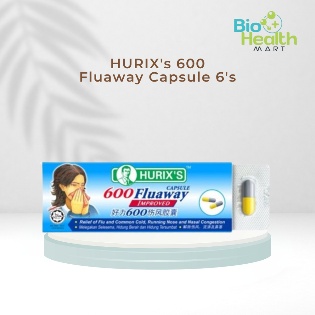 Hurix's 600 Fluaway Capsule 6's | Shopee Malaysia