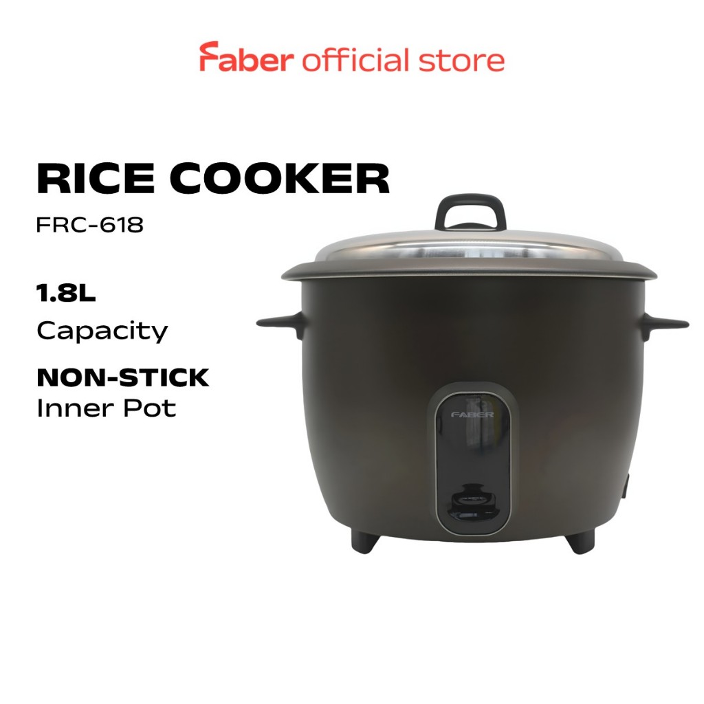 Faber TRA Rice Cooker (1.8L) FRC-618 | Shopee Malaysia