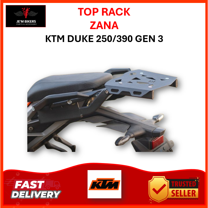 TOP RACK KTM DUKE 250/390 2024 | GEN 3 | Shopee Malaysia