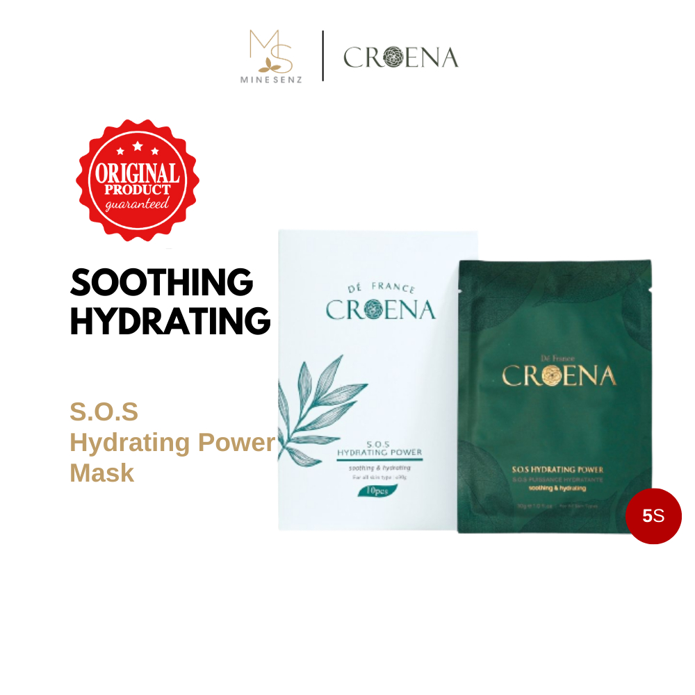 [Pore Care & Prevent Acne] CROENA S.O.S Hydrating Power Mask 高效保湿急救面膜 ...
