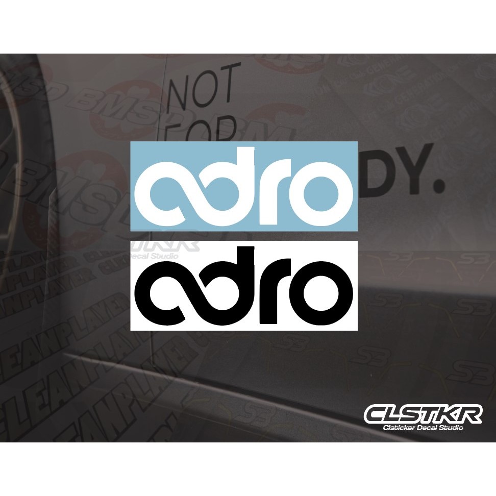 ADRO Logo Cutting Vinyl Sticker | Shopee Malaysia