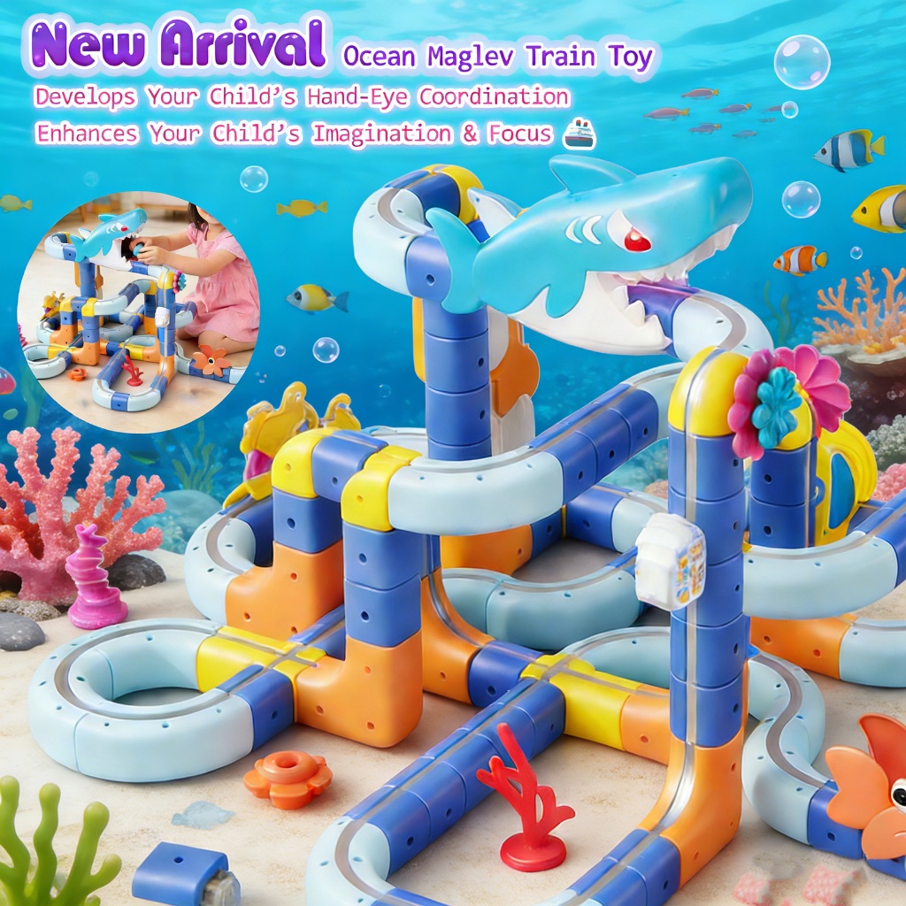 2026 New Magnetic Levitation Ship Toy | Kids DIY Magnetic Building ...