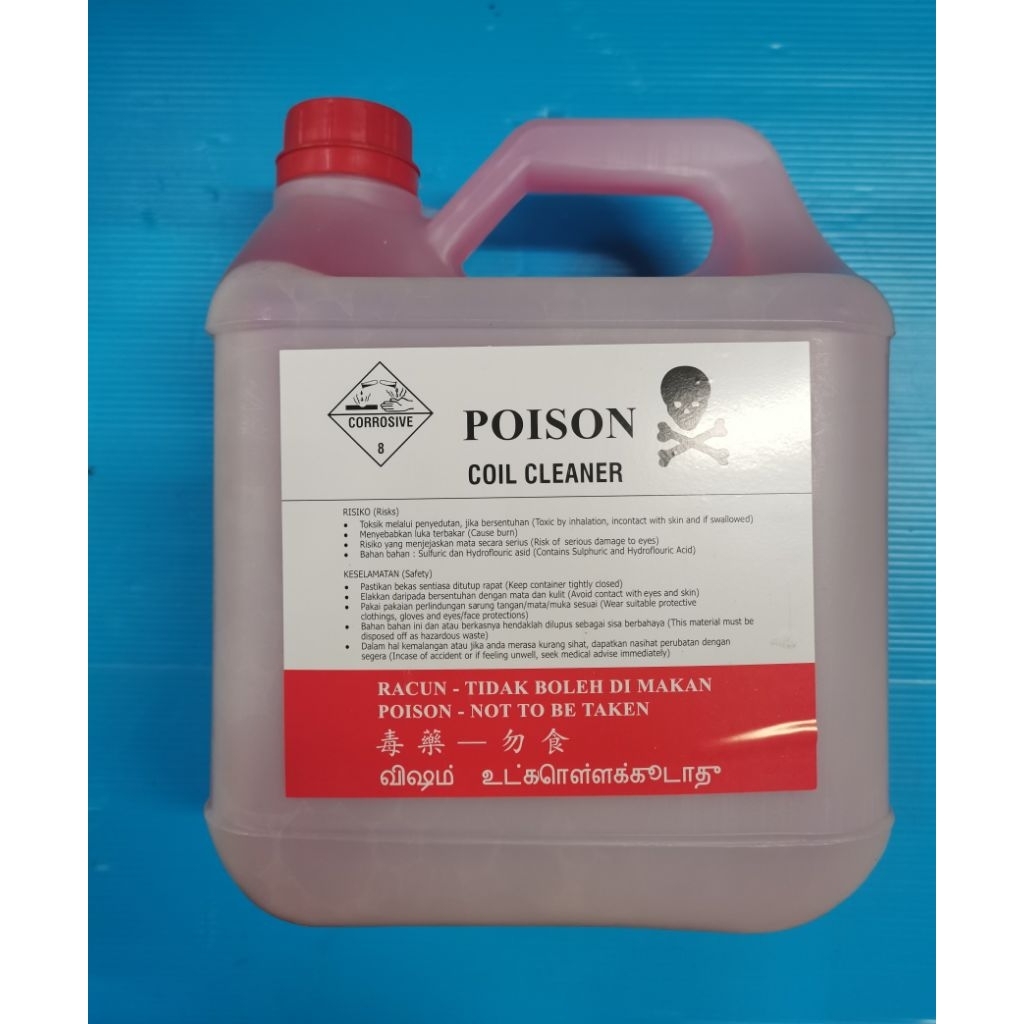 Aircond Cooling Coil Cleaner / Condenser Cleaner (Heavy Duty) 4Liter ...