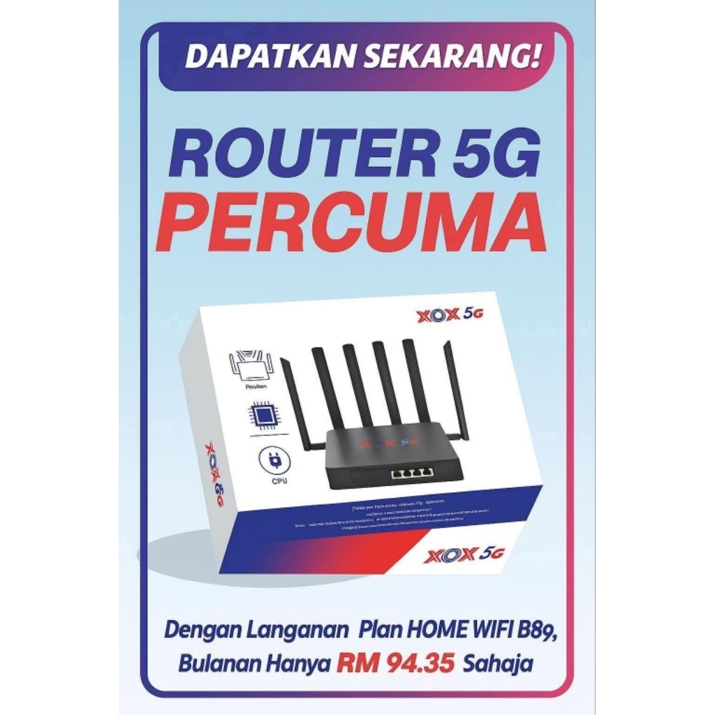 MODEM ONEXOX PERCUMA, 2TAHUN KONTRAK PLAN B89 | Shopee Malaysia