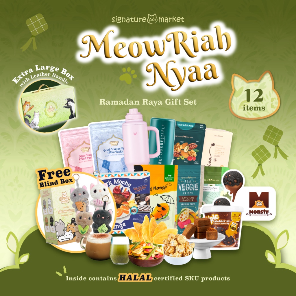 Signature Market MeowRiah Nyaa Ramadan Raya Gift Set (12+1 items ...