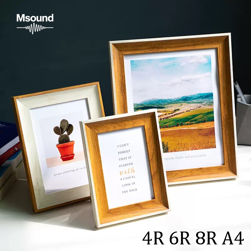 【Safety Packaging】Picture Frame Gambar Photo 4R 6R 8R A4 Modern Design ...