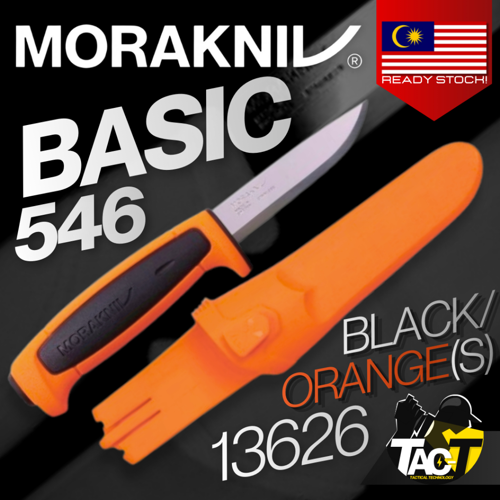 MORAKNIV Basic 546 Black / Orange (S) - Utility 13626 - ORIGINAL ...
