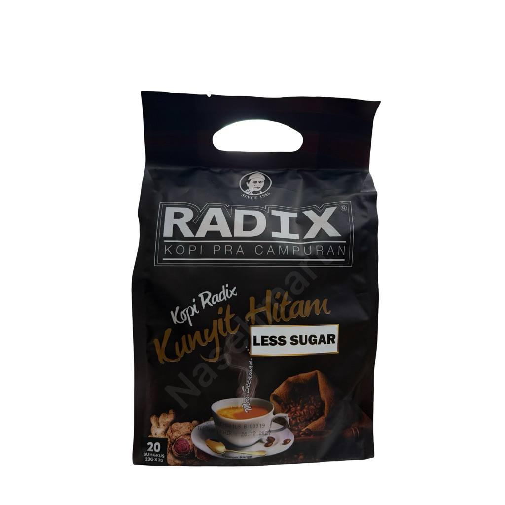 RADIX KUNYIT HITAM LESS SUGAR 20SACHET | Shopee Malaysia