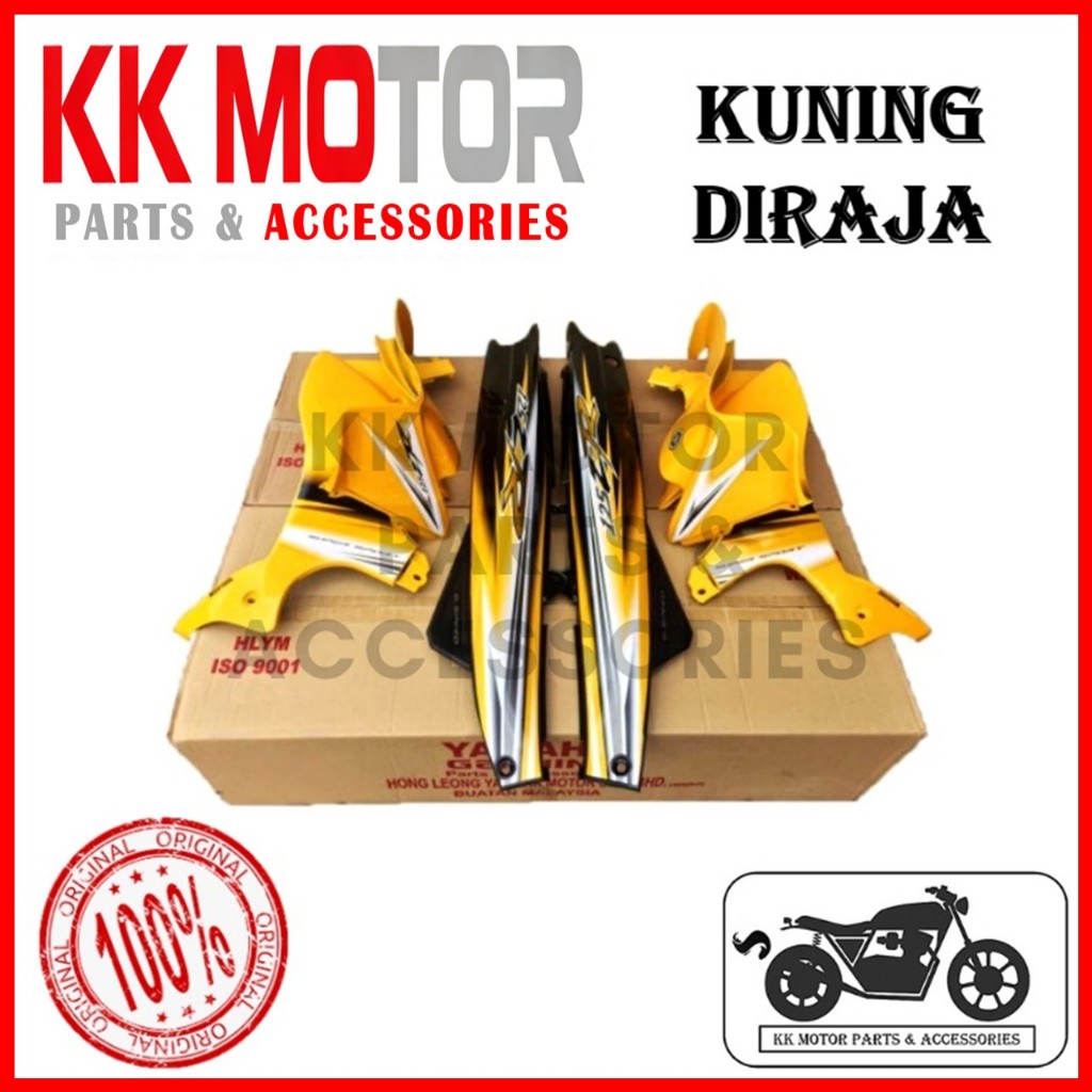 [HLY !!!] YAMAHA Y125 Y125ZR 125ZR COVERSET COVER SET BODY COVER KUNING ...