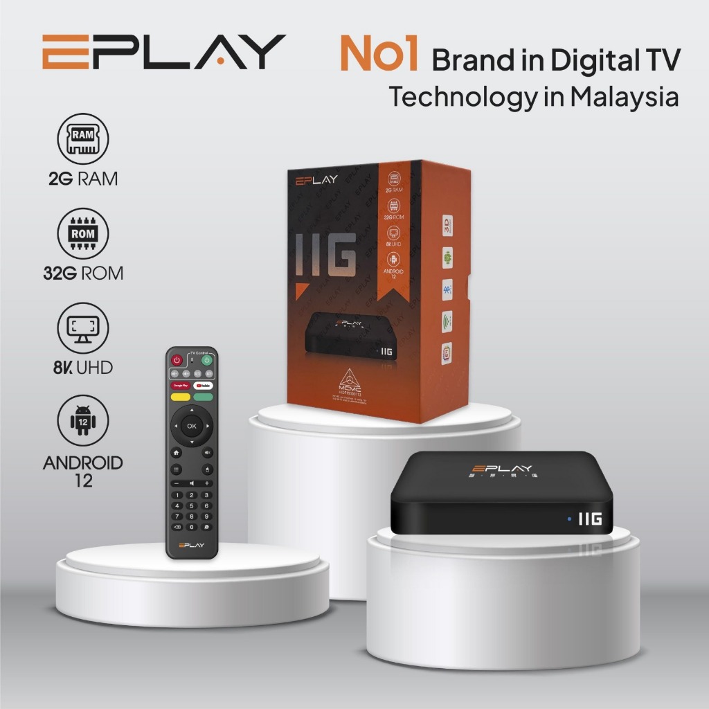 EPLAY 11G 2GB +32 GB TVBOX | Shopee Malaysia