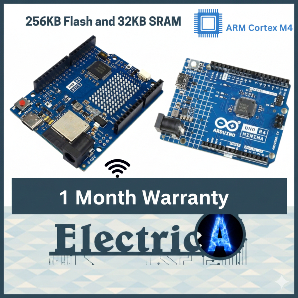 (+1Month Warranty) UNO R4 WIFI ARM Cortex M4 MINIMA ESP32-S3-MINI Type C Development Board [ElectricA]