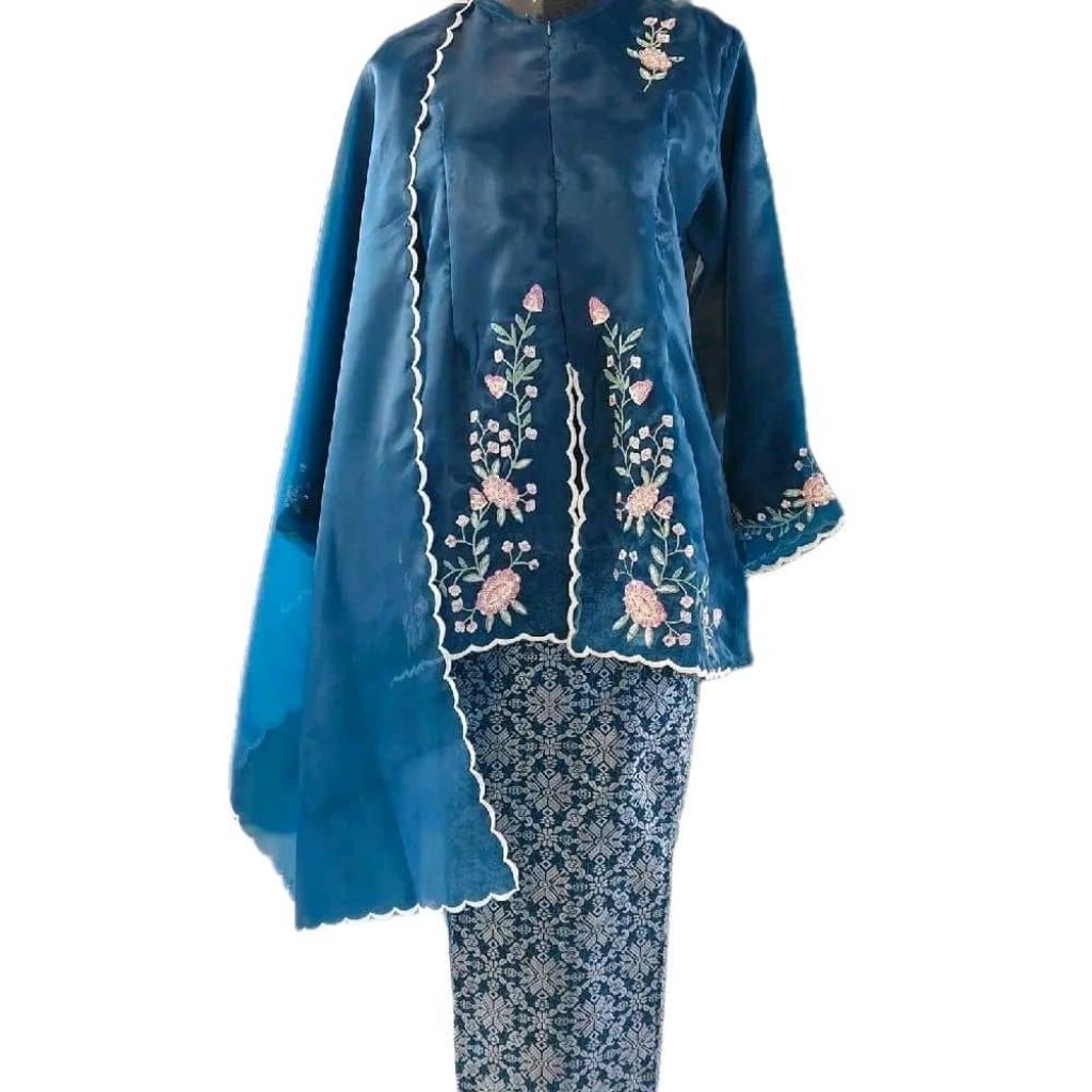 🔥NEW DESIGN🔥KURUNG SULAM ORGANZA SET SONGKET( FREE SELENDANG)☑️KURUNG ...