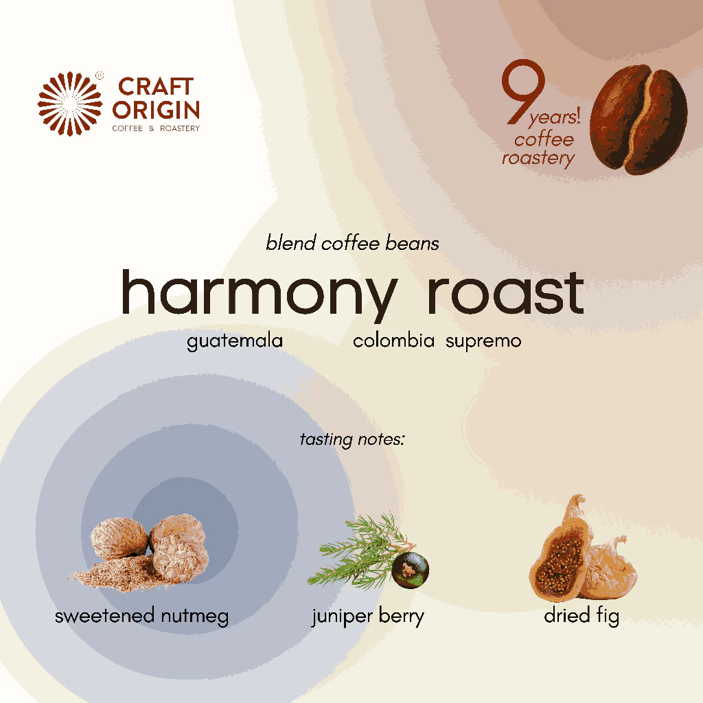 Craft Origin Harmony Roast Espresso Blend – specialty coffee beans Malaysia