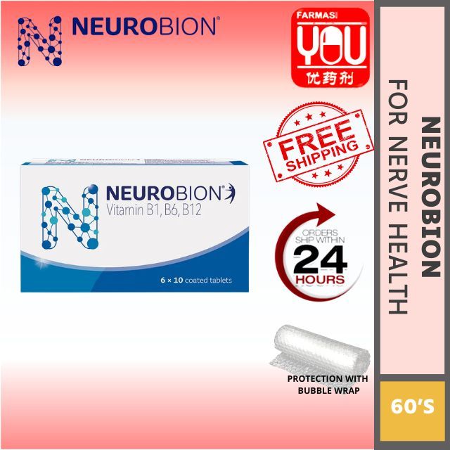 NEUROBION VITAMIN B1,B6,B12 6X10'S | Shopee Malaysia