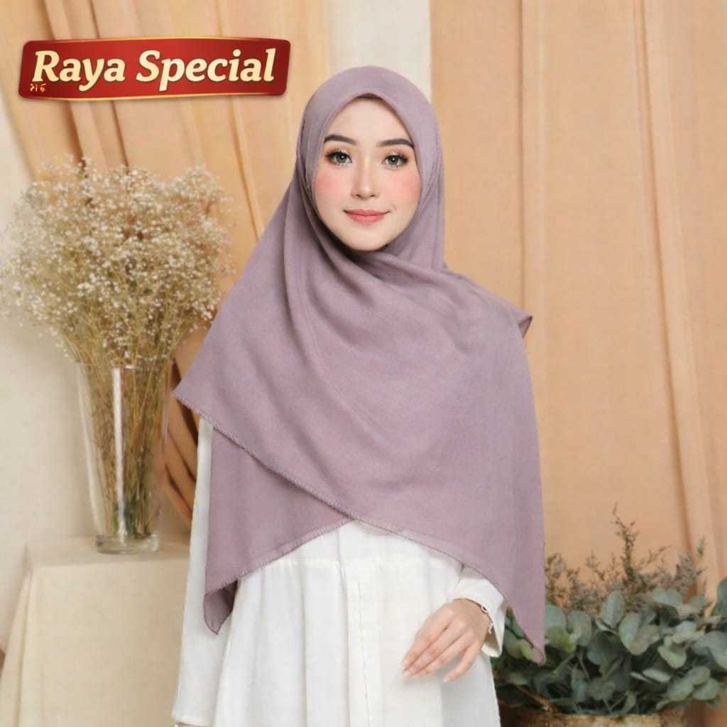 Bawal Cotton Premium Plain Bidang 50 | Raya Special 2026