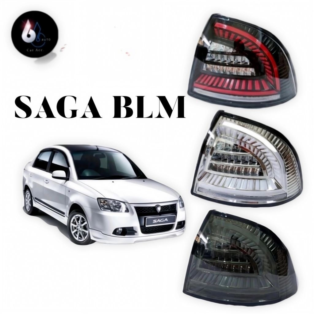 PROTON SAGA BLM DRAGON SCALE LED TAIL LAMP( ALBINO SMOKE BLACK RED ...