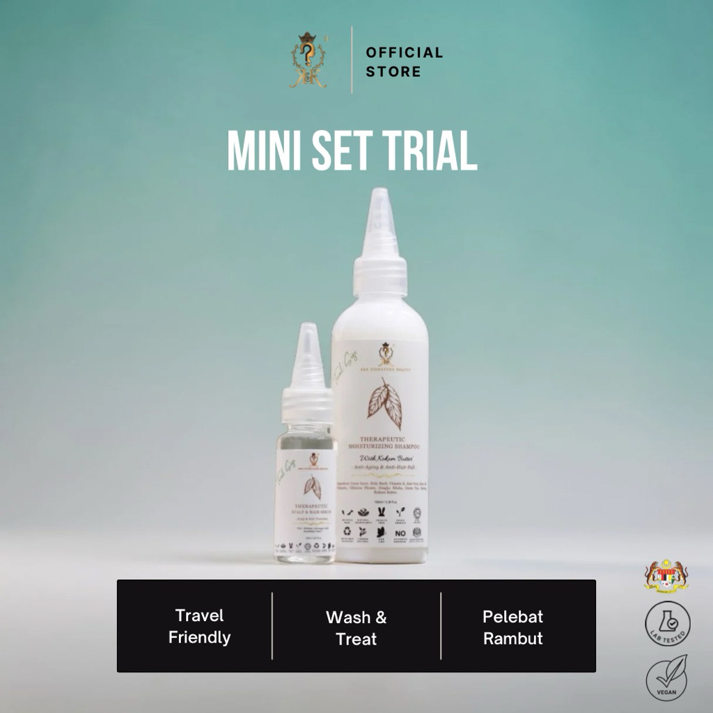[HQ] K&K 100% HERBAL TRIAL THERAPEUTIC HAIRCARE SET - LEBATKAN RAMBUT ...