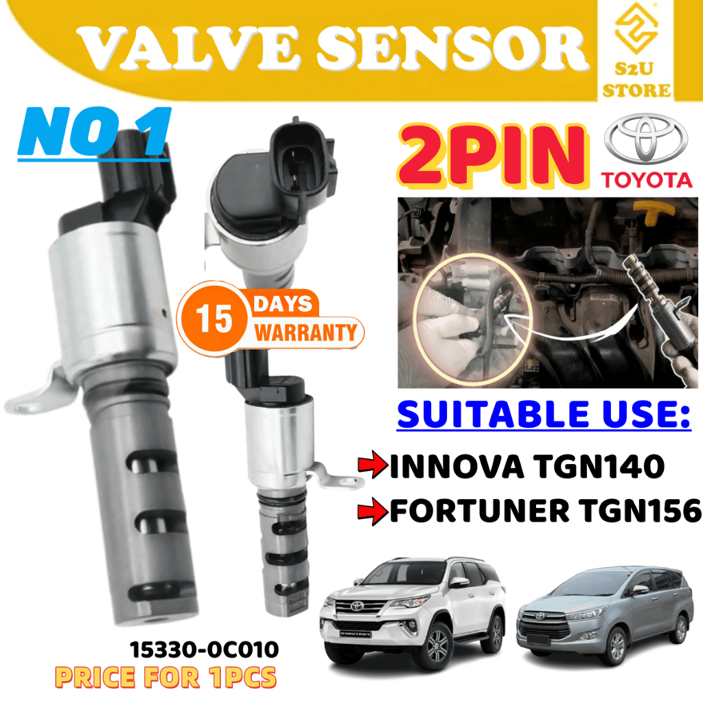 S2U Oil Control Valve Assy VVTI Solenoid Valve Sensor Toyota Innova ...