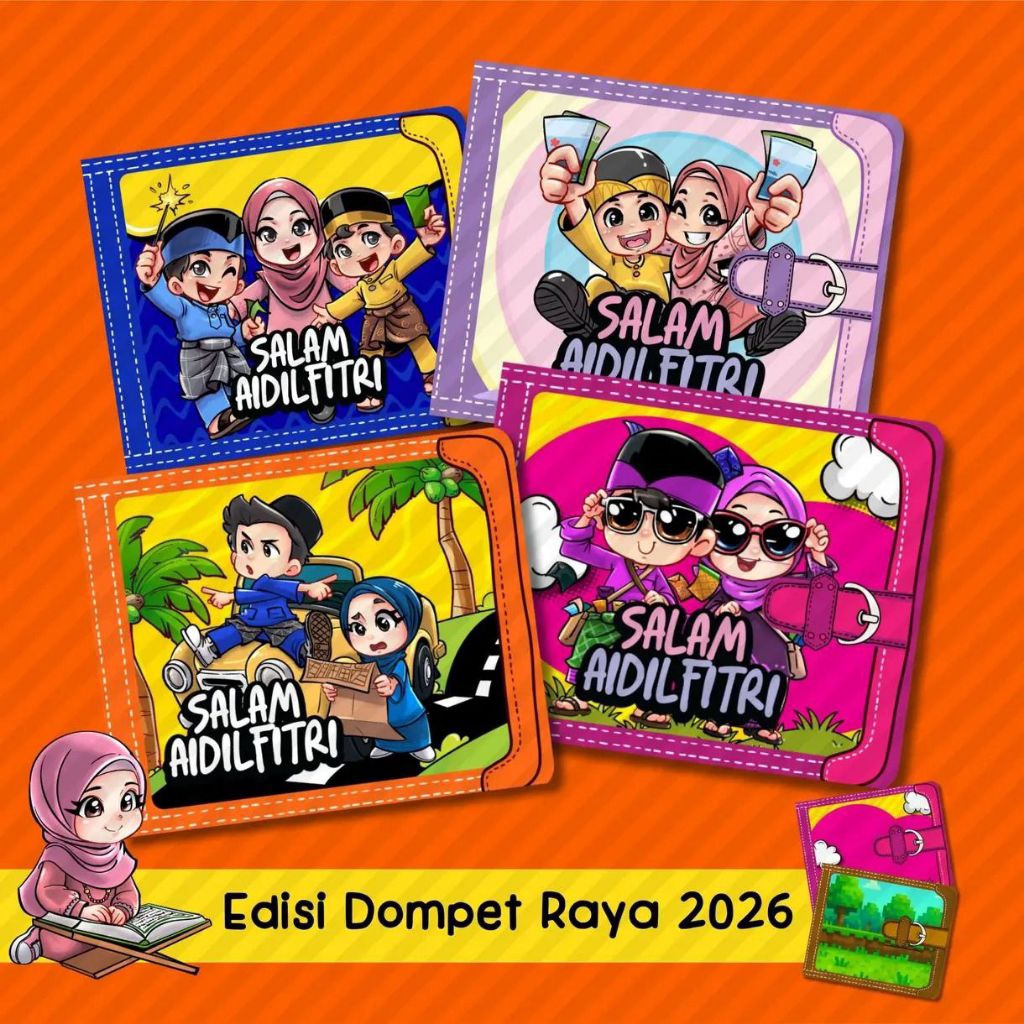 SAMPUL RAYA VIRAL VERSI BEG DUIT 1 PEK 5 KEPING | Shopee Malaysia