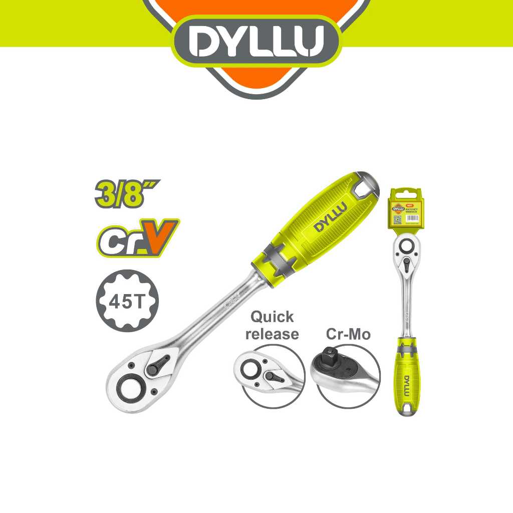 DYLLU Quick-release Ratchet Wrench 45T (1/2