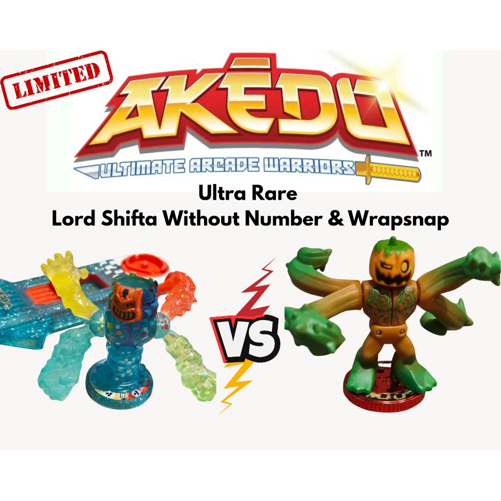 Akedo Ultra Rare Lord Shifta Without Number & Wrapsnap | Shopee