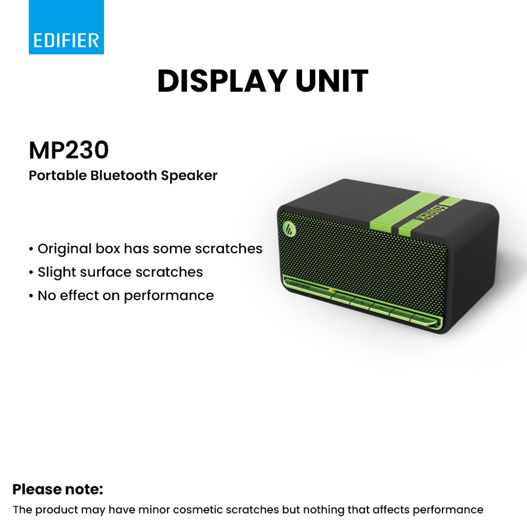 Edifier MP230 [Display Unit ] Portable Bluetooth Speaker | Shopee Malaysia