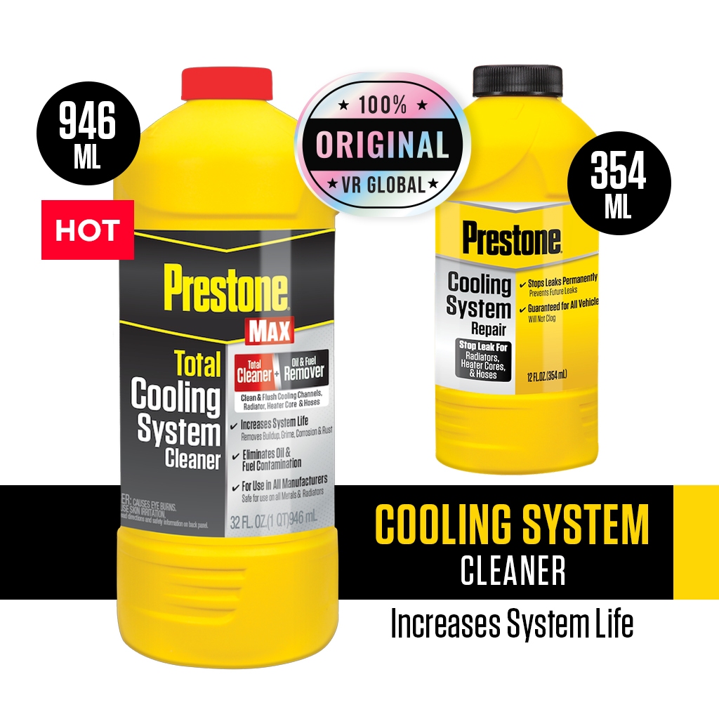 Prestone MAX Total Cooling System Cleaner (32oz/946ml) / Cooling System ...