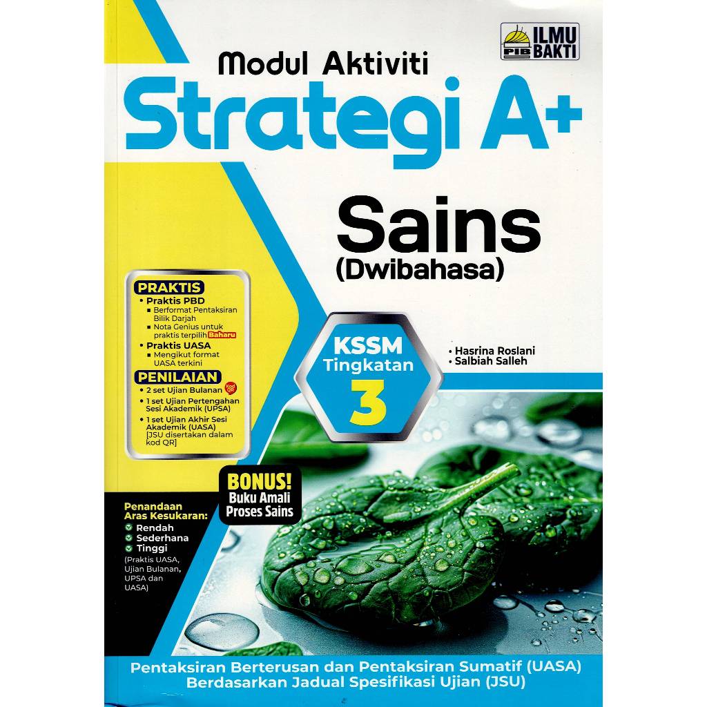 BUKU LATIHAN ( 2026 ) : MODUL AKTIVITI STRATEGI A+ SAINS ( DWIBAHASA ...