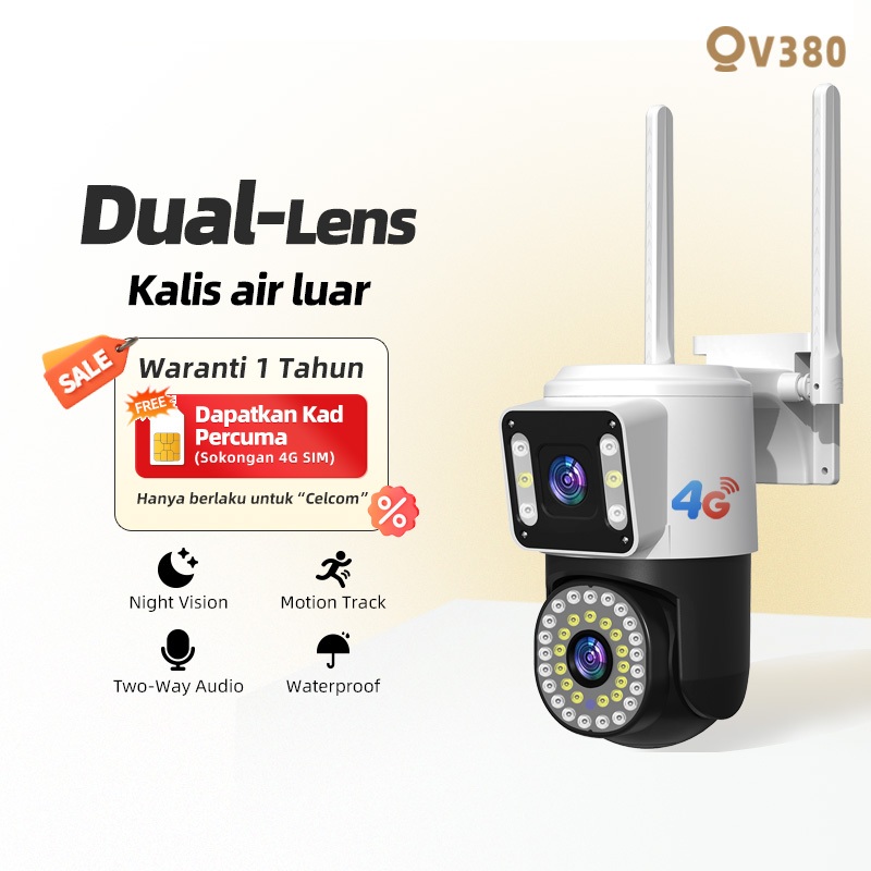 V380 V2 1080P Dual Lens IP CCTV Wireless indoor Camera Full Color Night ...