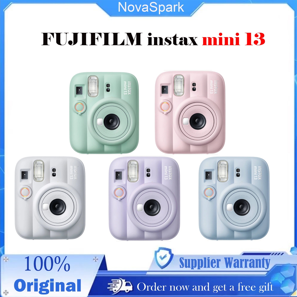 【2026 NEW】FUJIFILM INSTAX MINI 13 Instant Film Camera，Built-in selfie ...