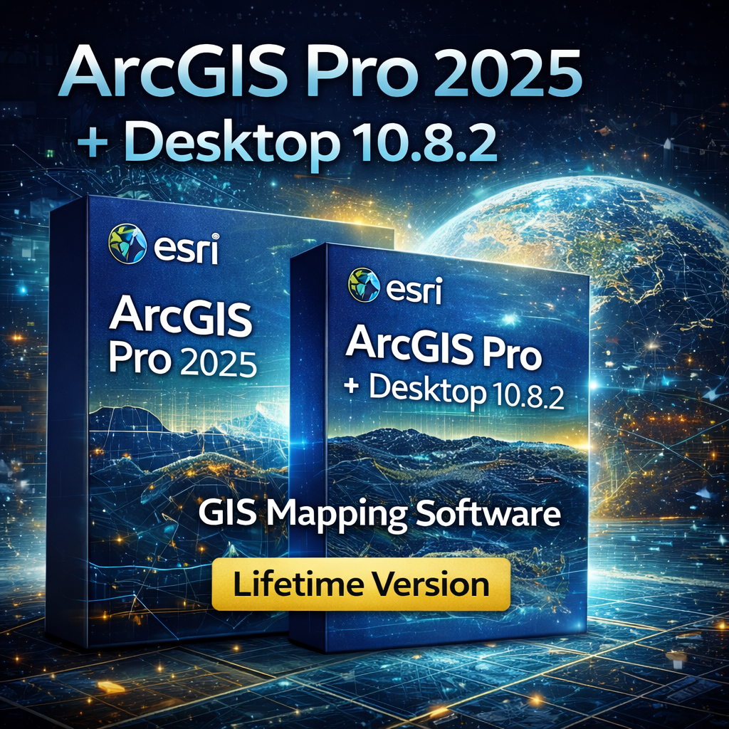 ESRI ArcGIS Pro v3.5.4 & ArcGIS Desktop v10.8.2 Lifetime For Windows ...