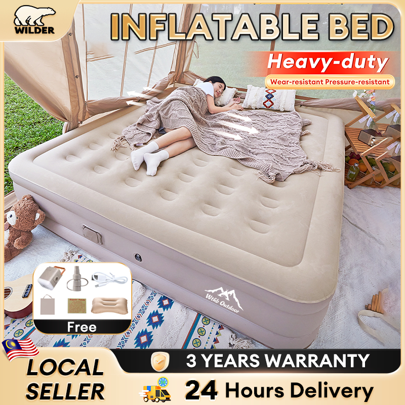Inflatable Air Bed Double/King 40CM with Electric Pump Tilam Angin ...