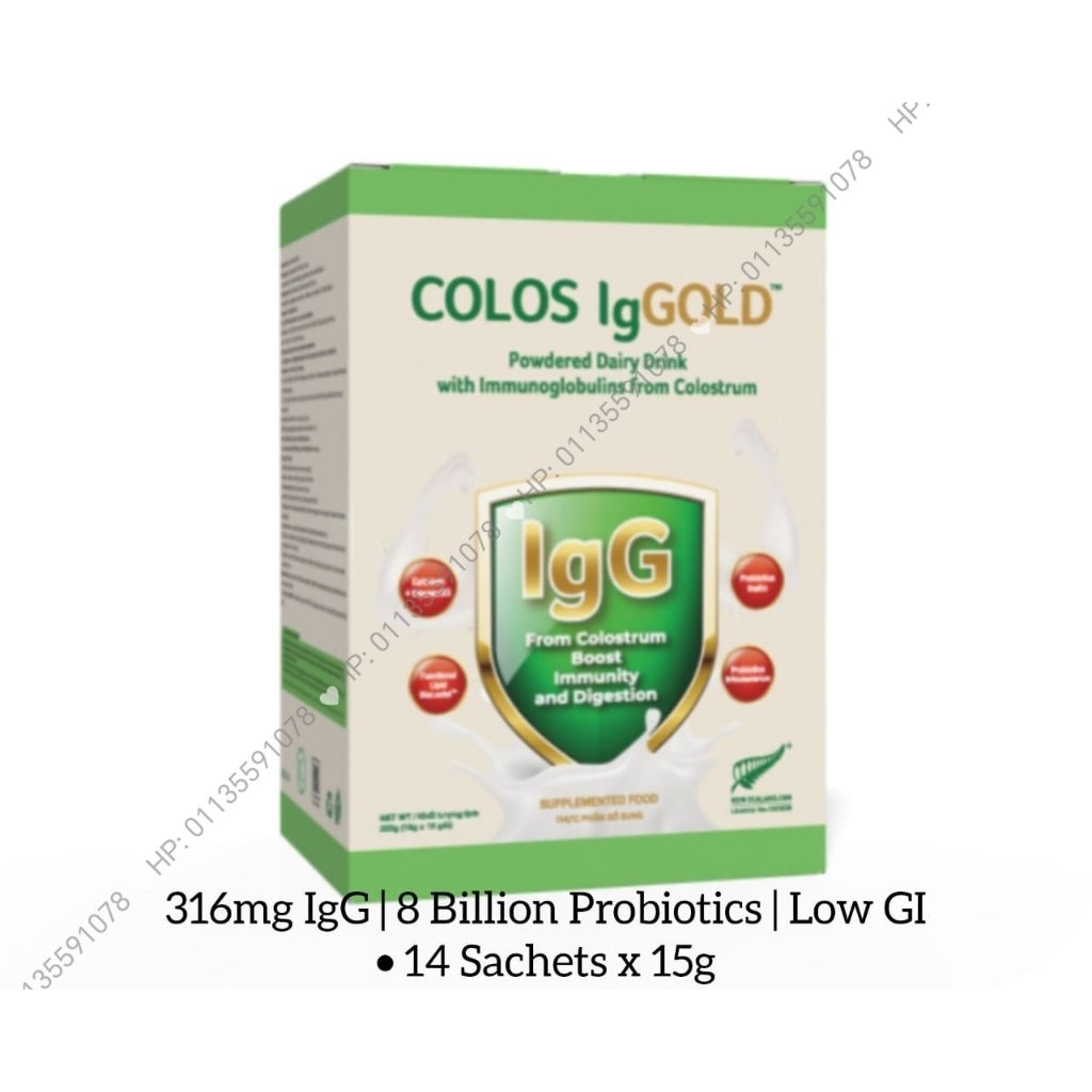 Colos IG Gold 316mg IgG Colostrum Powder | 8 Billion Probiotics ...